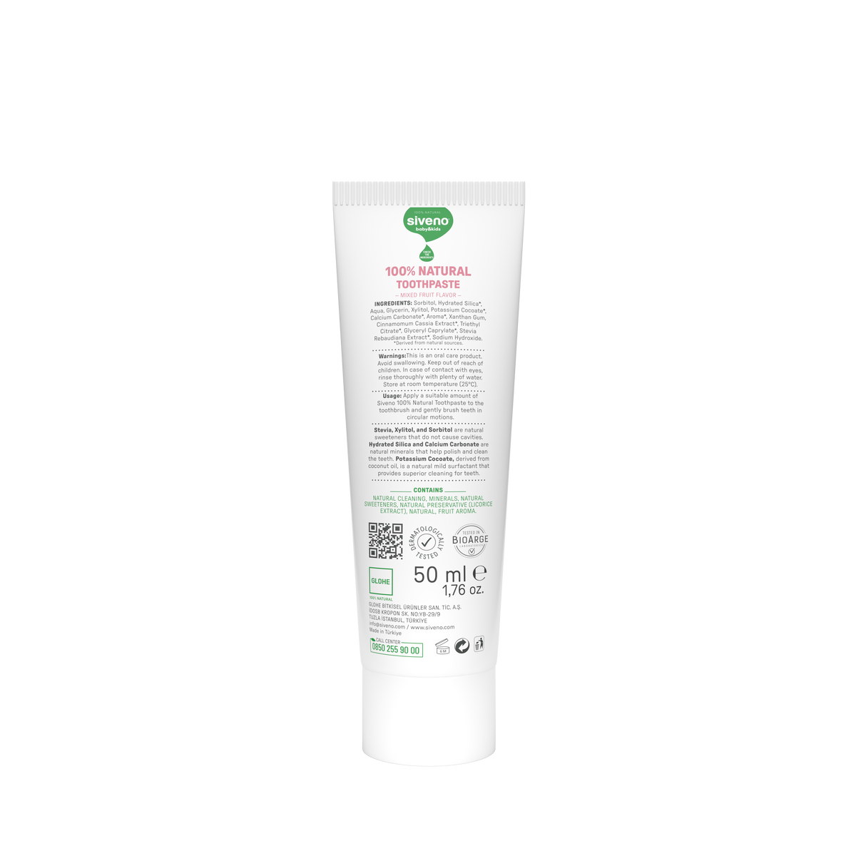 Siveno 100% Natural Baby & Kids Toothpaste 50ml