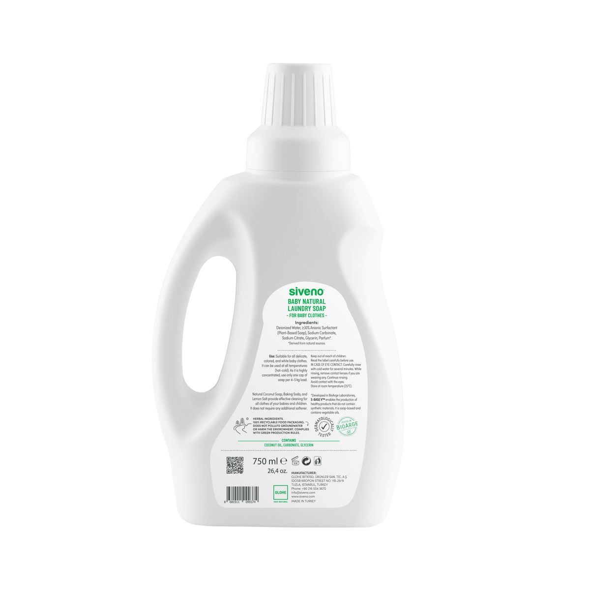 Siveno 100% Natural Baby Laundry Soap 750 ml