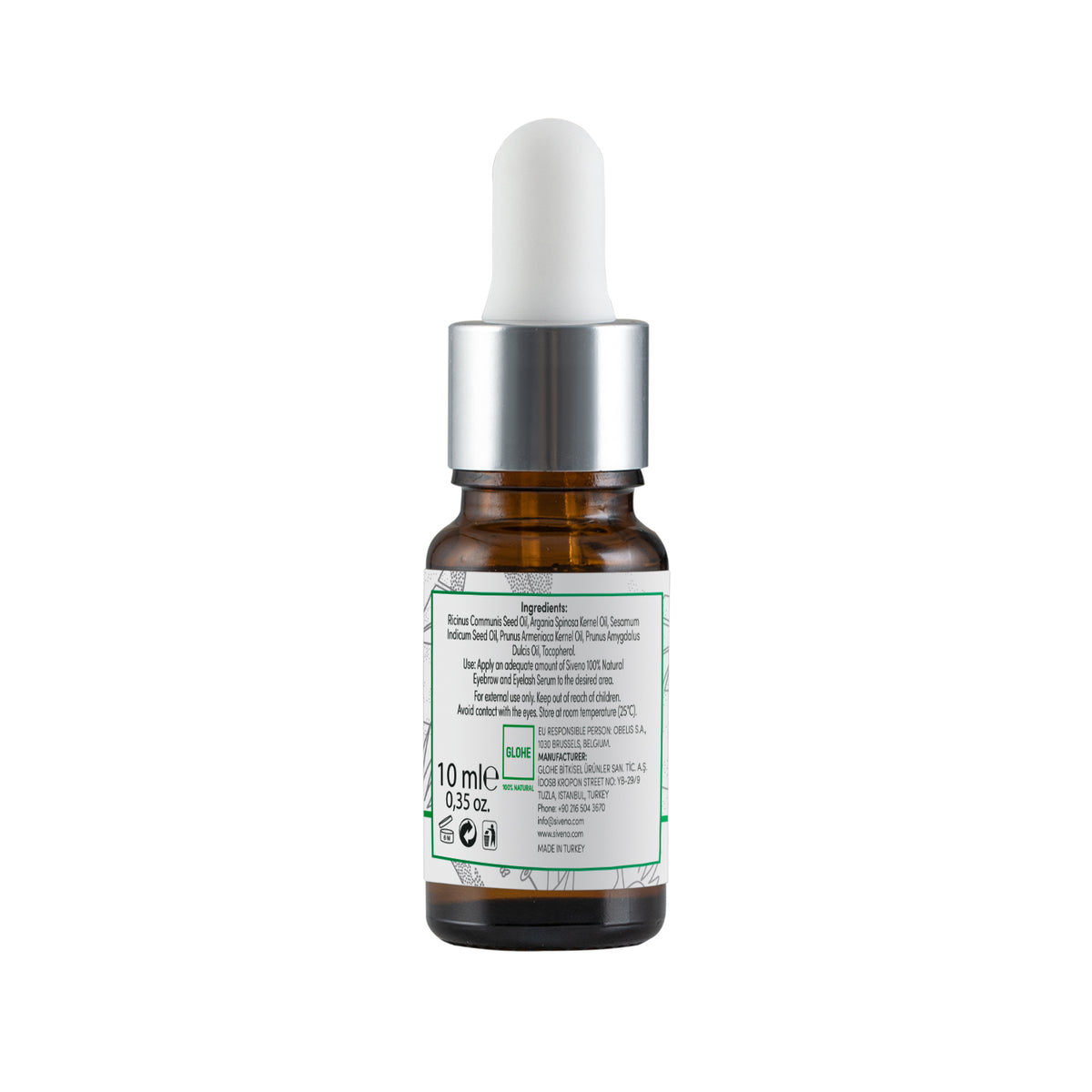 Siveno 100% Natural Eyebrow & Eyelash Serum