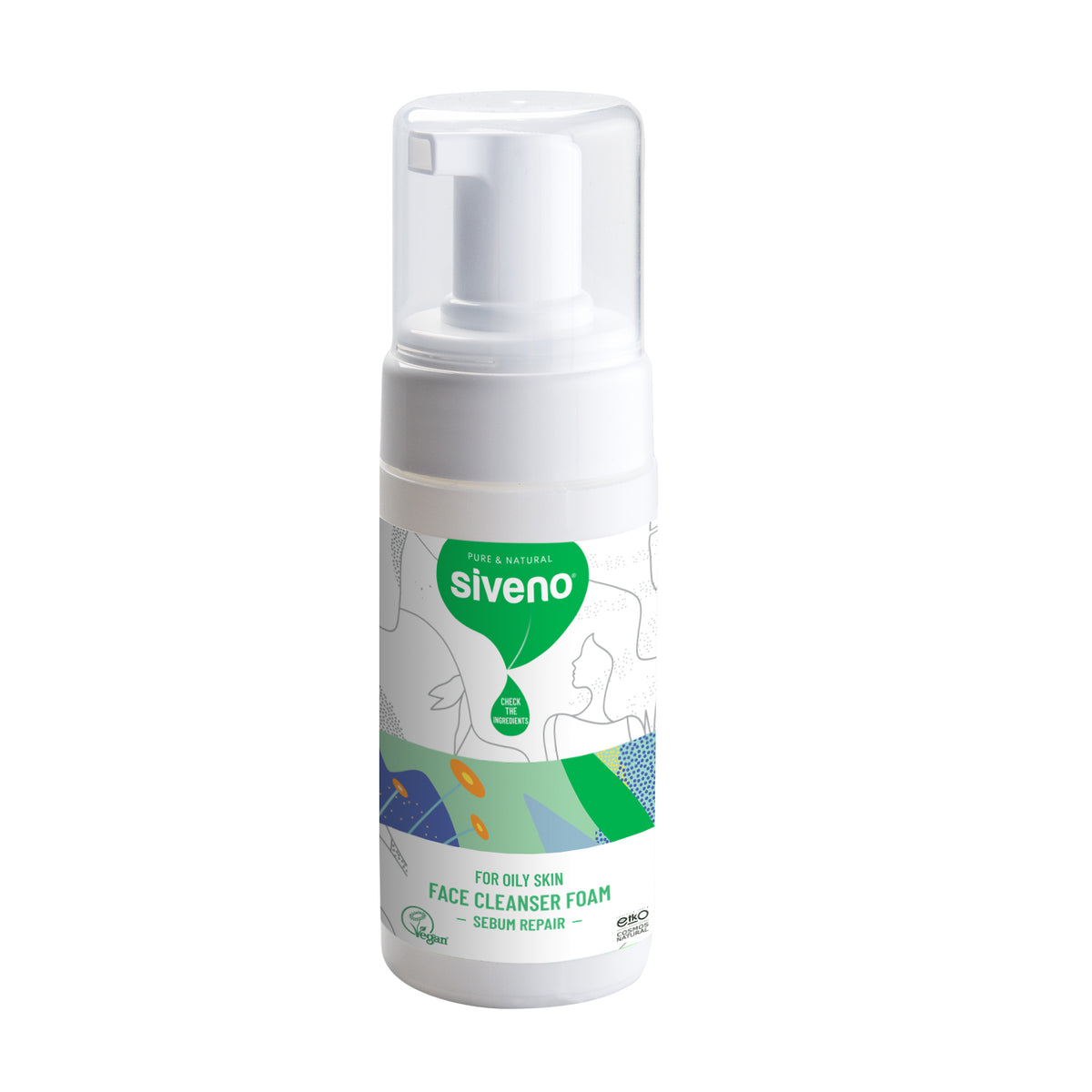 Siveno 100% Natural Face Cleansing Foam 100ml